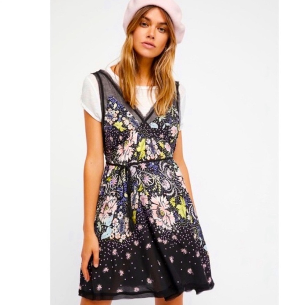 Free People Intimately Sheer Illusion Dress Medium